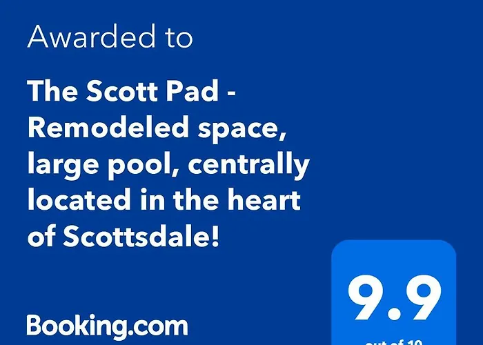 The Scott Pad - Remodeled Space, Large Pool, Centrally Located In The Heart Of Scottsdale! *